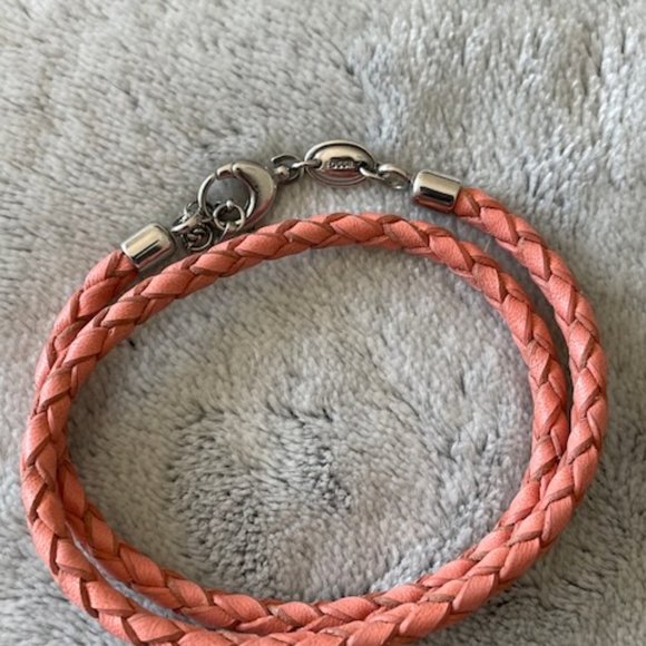 Fossil Braided Leather Bracelet - Picture 3 of 4